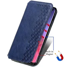 Чехол (книжка) ZTE Blade A7S 2020, GETMAN Cubic, Синий