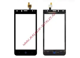 Сенсорное стекло (тачскрин) для ZTE Blade A210 (черный)