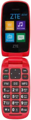 Мобильный телефон ZTE R341 красный