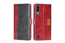 Чехол-книжка MyPads для ZTE Blade A7 (2020) / ЗТЕ Блэйд A7 2020 (Черный + красный)