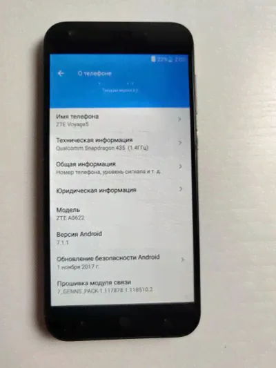 Смартфон ZTE Voyage5 ZTE A0622 аналог ZTE Blade A6