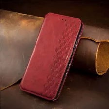 Чехол (книжка) ZTE Blade A7S 2020, GETMAN Cubic, Красный