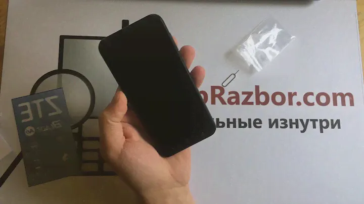 Распаковка ZTE Blade A6