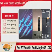 Оригинальный 6,67 "Для ZTE nubia Red Magic 6R NX666J AMOLED ЖК-дисплей С Сенсорным Экраном и Цифровым Преобразователем В сборе Для Nubia Red Magic 6R LCD