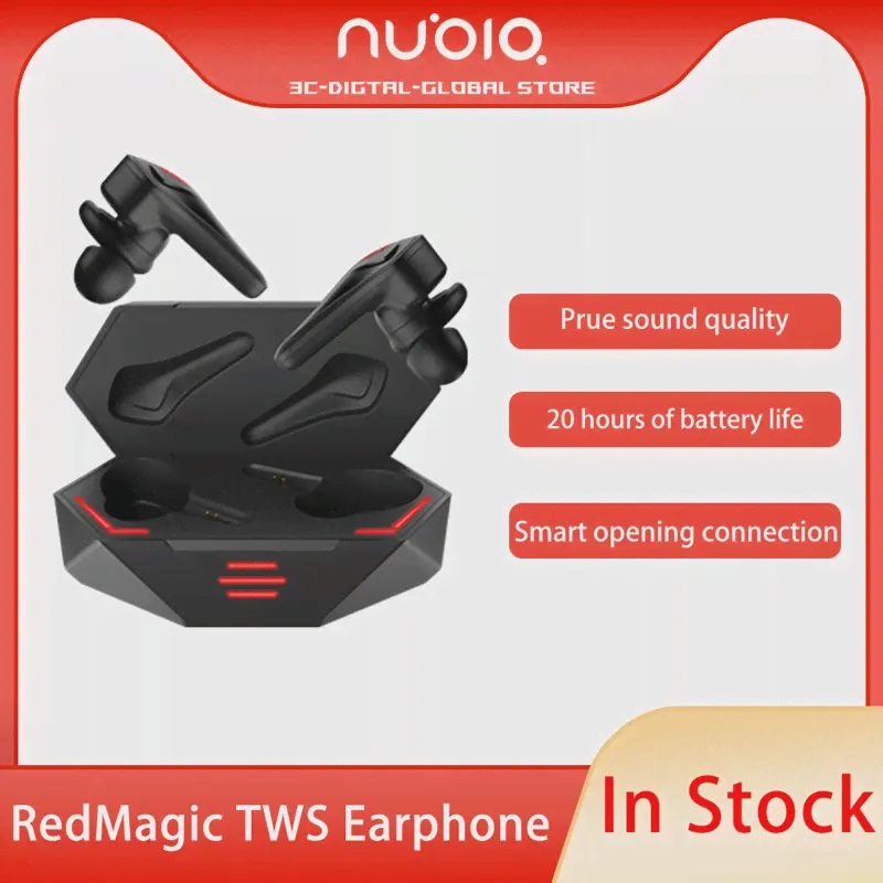 Оригинальные TWS наушники ZTE Nubia RedMagic, беспроводные Bluetooth наушники для Nubia 5S, 5G, E-Sports, Универсальные наушники для Realme 7 pro (art.: 3920b431bffb6)-1