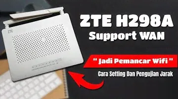 UJI ROUTER WIFI JARAK JAUH !! ZTE H298A Wifi Dual Band Gigabit Jadi Pemancar Wifi Access Point