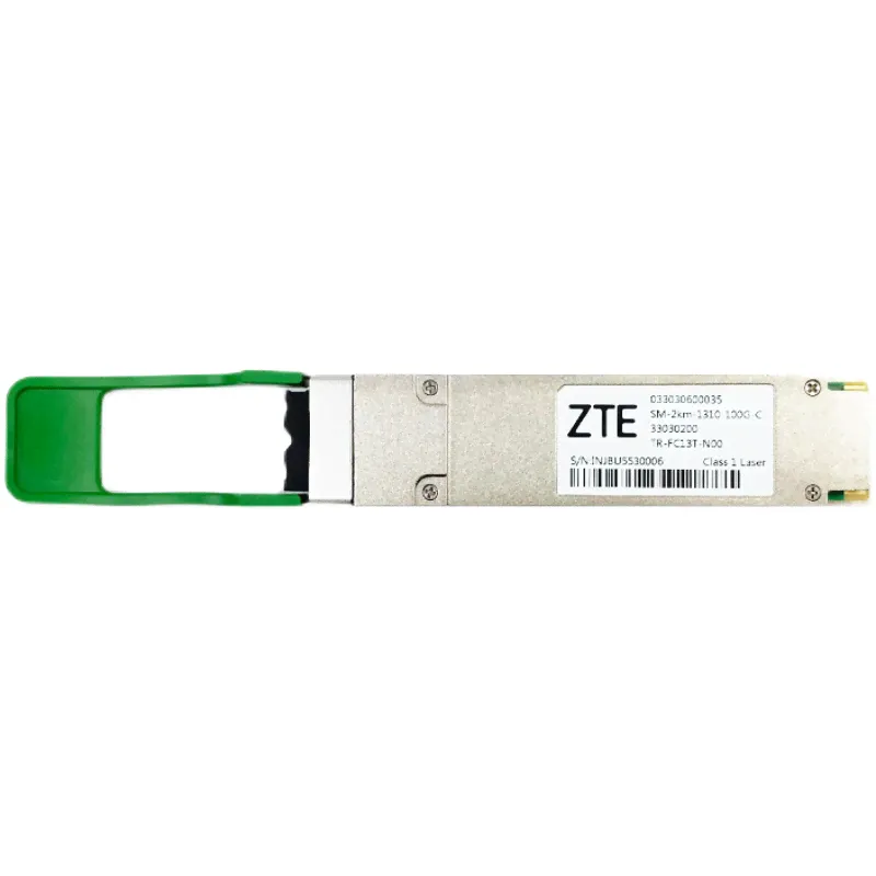 ZTE 100G 1310nm SM 2km C-temp QSFP28 CWDM4 Transceiver Module TR-FC13T-N00-0