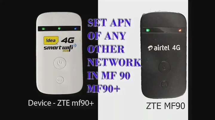 ZTE MF90 Airtel и идея MF90 НАСТРОЙКА APN РАЗБЛОКИРОВАНА MF90