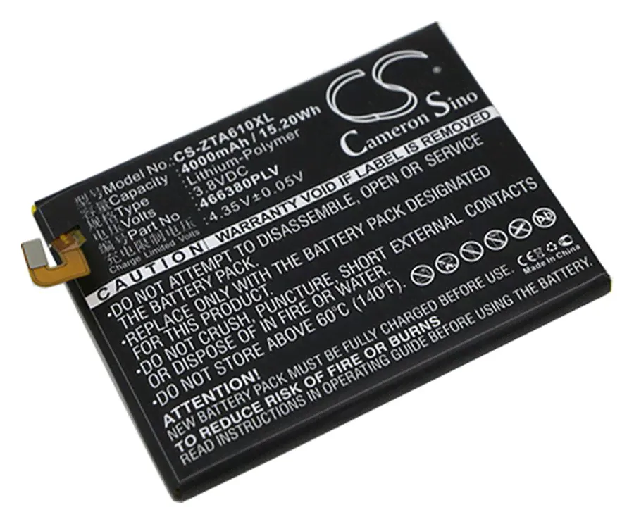 Аккумулятор CameronSino CS-ZTA610XL для ZTE Blade A610-0