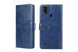 Чехол-книжка MyPads для ZTE Blade A51 / ЗТЕ Блэйд A51 (сапфир)