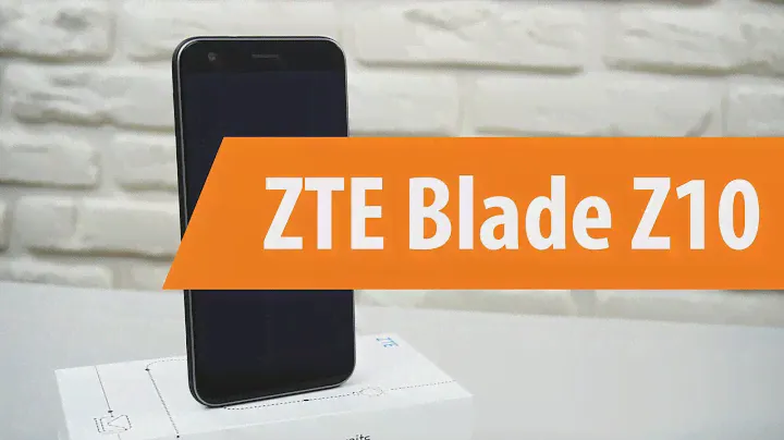 Распаковка ZTE Blade Z10 / Unboxing ZTE Blade Z10