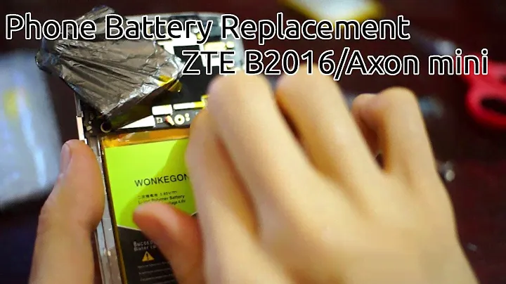 Phone Battery Replacement - ZTE B2016 / Axon Mini
