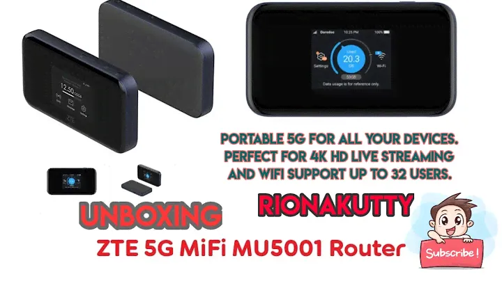 #UNBOXING /#OOREDOO/ #ZTE #5G #MiFi MU5001 #Router/