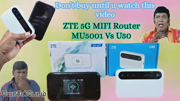 Don't buy until u watch this video ZTE 5G MIFI Router MU5001 Vs U50 Unboxing & Comparison #unboxing