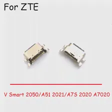 100 шт. Для ZTE Blade 20 Smart / V Smart 2050 / A51 2021 / A7S 2020 A7020 USB -зарядная зарядка разъем док
