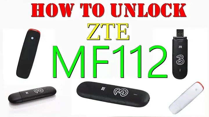 How to Unlock ZTE MF112 USB Modem