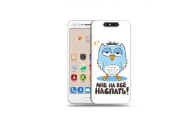 Чехол задняя-панель-накладка-бампер mypads мне на все наспать для zte blade v8 (bv0800) противоударный