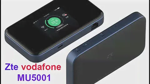 Zte vodafone MU5001 simlock vrije 5G mifi hotspot router