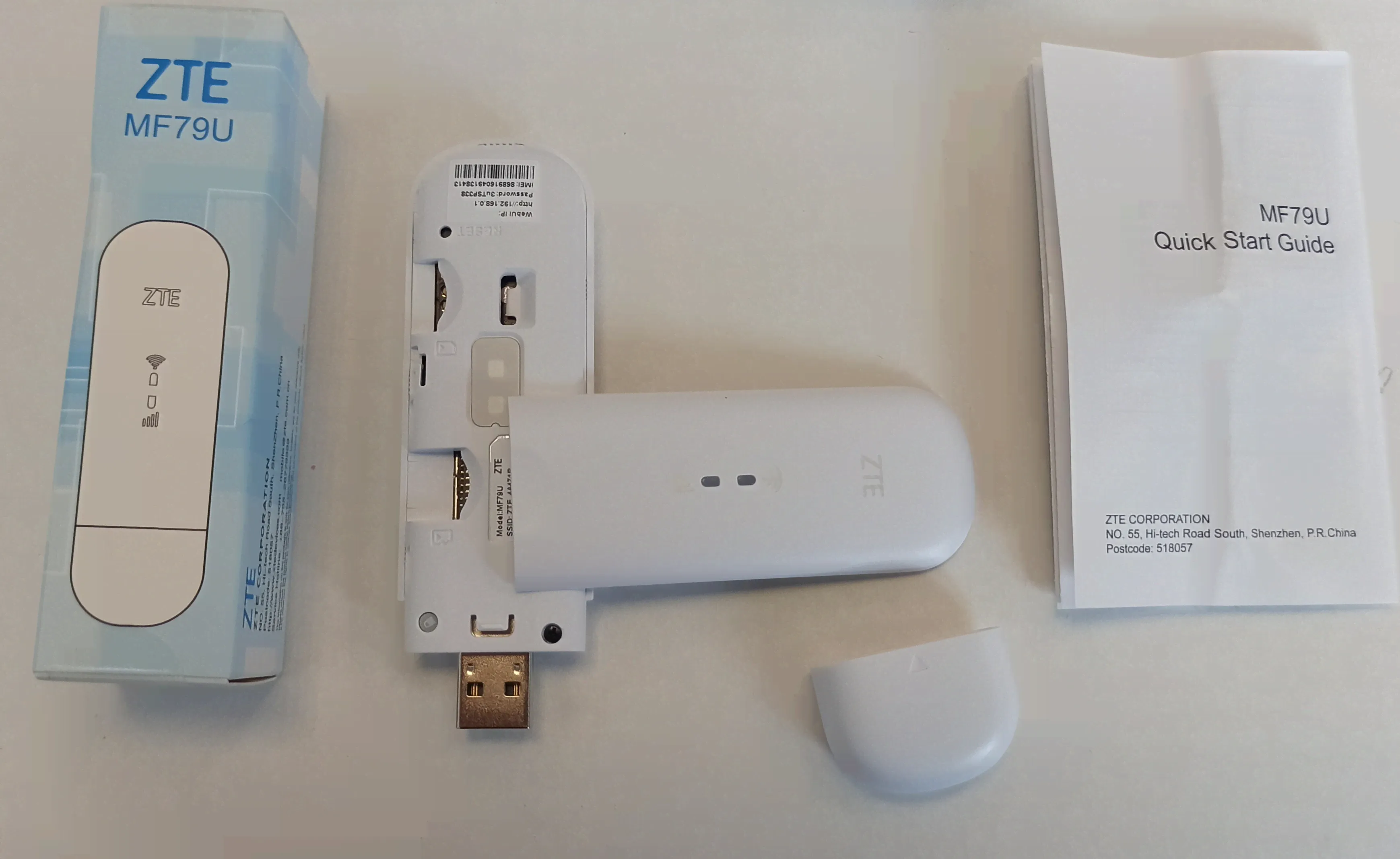 USB-модем 3G/4G ZTE MF79U с раздачей WiFi, любая sim-0
