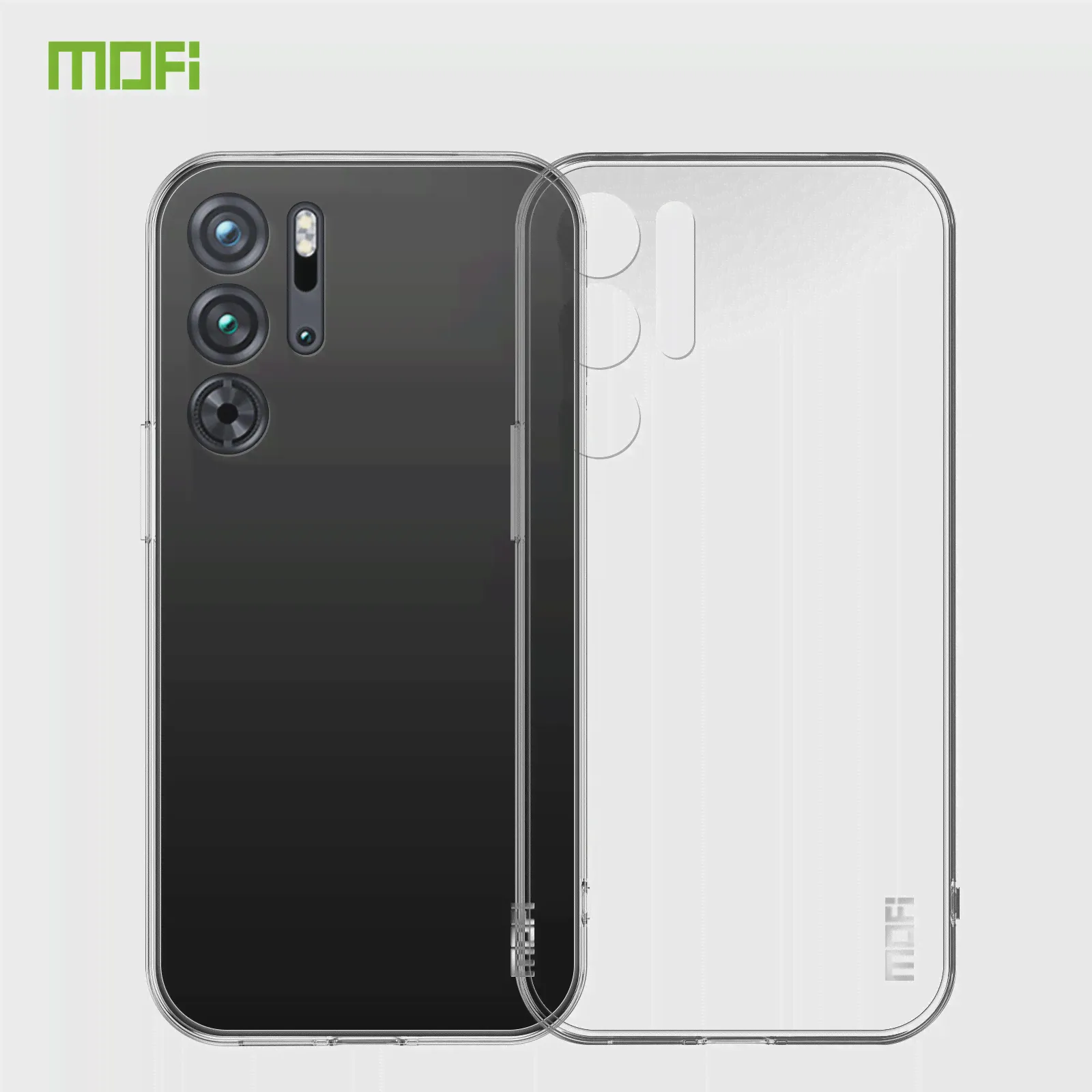 Для ZTE nubia Red Magic 9 Pro Case MOFi Ультратонкая Мягкая Прозрачная Задняя крышка из ТПУ Чехлы Для телефонов Red Magic 9 Pro-0