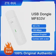 ZTE MF833V 4G LTE Беспроводной маршрутизатор USB-ключ 150 Мбит/с Модемная палочка Мобильная широкополосная sim-карта точка доступа Wi-Fi Домашний Офис