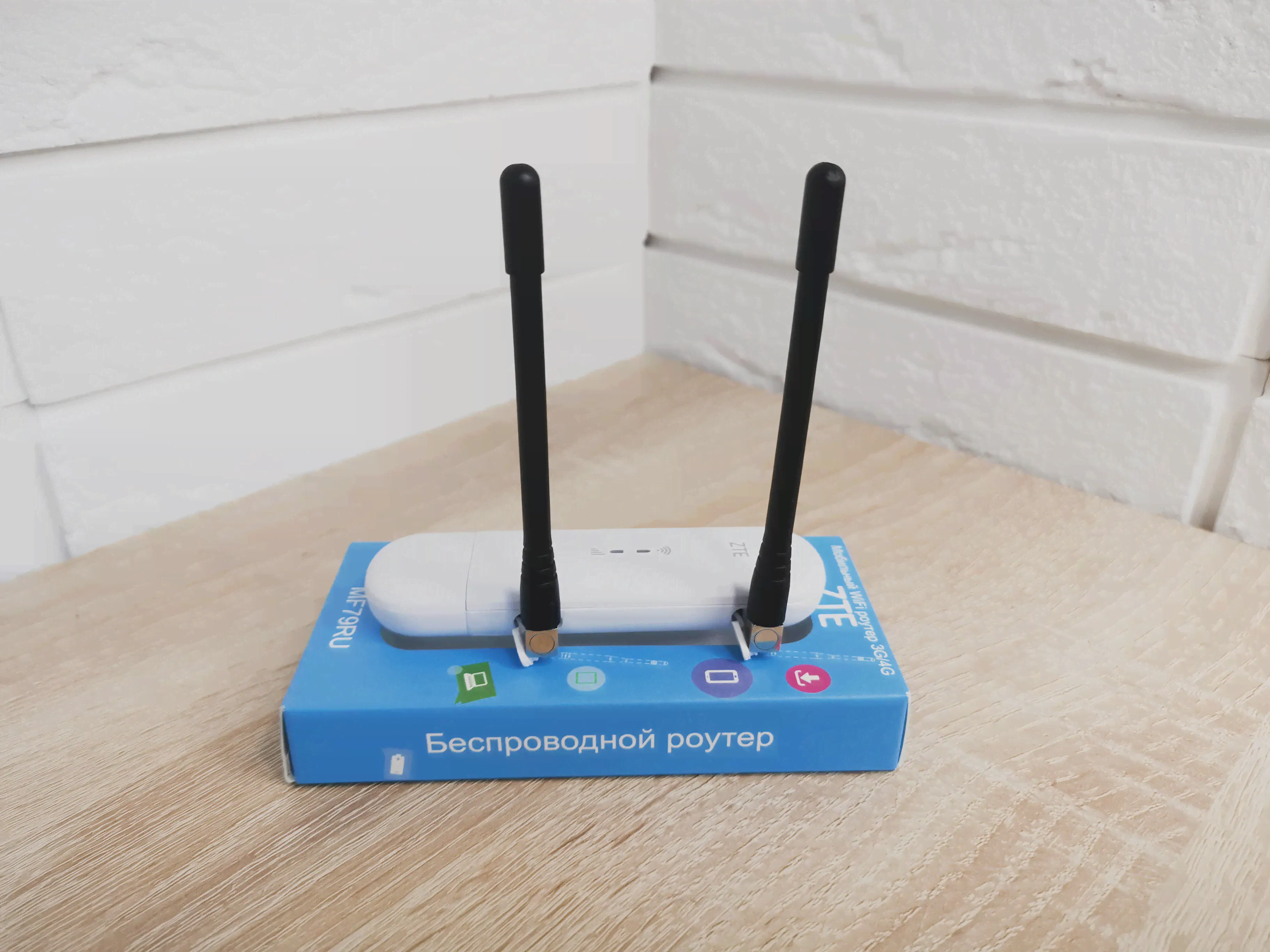 🛍 Комплект 4G Модем - WiFi роутер ZTE 79U (RU) PRO FiX TTL iMEi + Антенна TS9 x2 под Безлимитный Интернет и Сим аналог Huawei-2