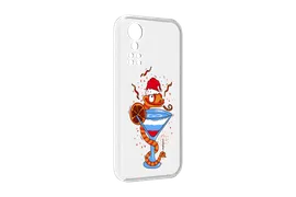 Чехол-бампер MyPads для ZTE Axon 30 5G / Axon 30S с рисунком змейка, противоударный, силиконовый