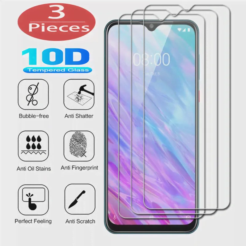3 Шт. Защитное Стекло Для ZTE Blade V2020 4G 5G Smart 20 A3 A5 A7 2019 2020 L8 V9 V10 Vita Закаленное Защитная Пленка Для Экрана
