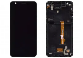Дисплей ZTE Blade A3 2019/Blade L8 в рамке (черный)