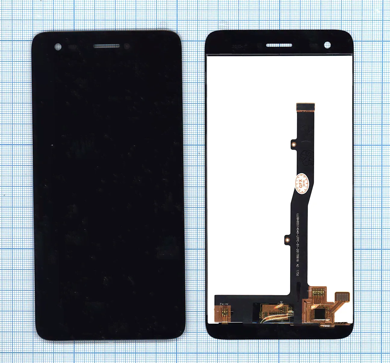 Дисплей для ZTE Blade A6 Max черный-0