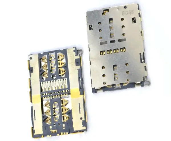 Коннектор SIM карты и MicroSD ZTE Blade A610 Plus, V8, A6-0