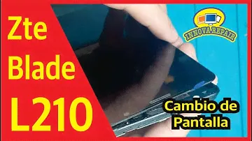 Zte Blade L210 Cambio de Pantalla