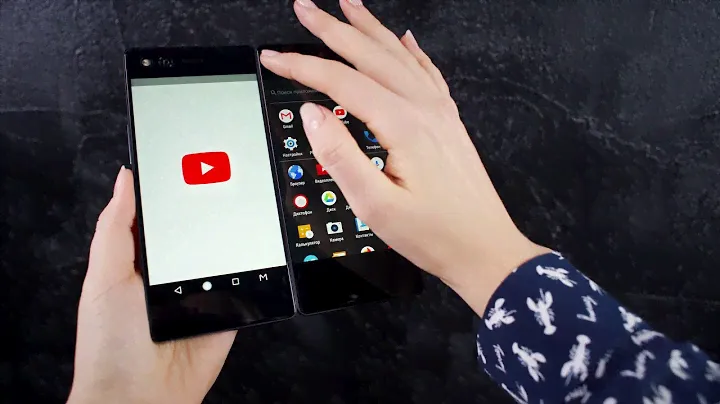 ZTE Axon M режим двух приложений