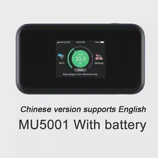 ZTE MU5001 5g маршрутизатор с SIM-картой, Мобильная точка доступа Sub6, сети 5G, Гигабитная скорость MU5001, 2,4-дюймовый сенсорный экран, 4500 мАч, тестер