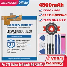 LOSONCOER 4800mAh LI3945T44P8H526391 Аккумулятор Для ZTE Nubia Red Magic 5G NX659J Аккумулятор