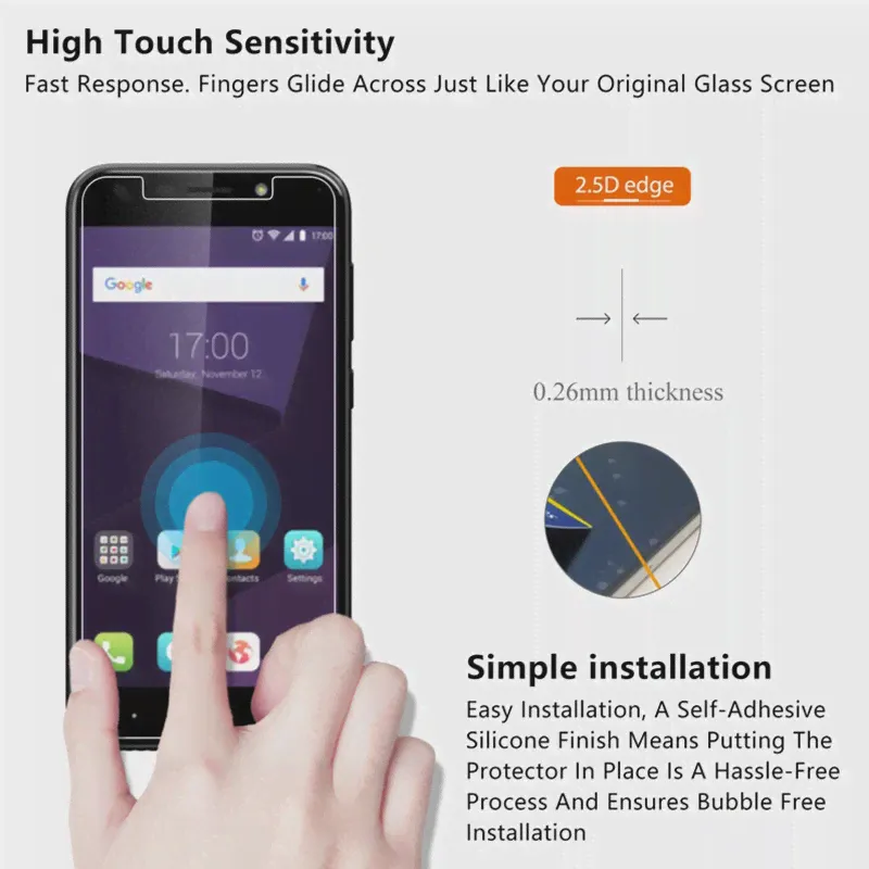 🛍 Защитное стекло для смартфонов ZTE Blade A3 2020, закаленное стекло, Защита экрана для смартфонов ZTE Blade A3 2020, защитная пленка 5,45 дюйма