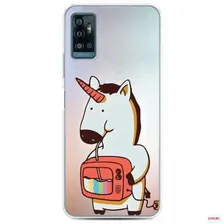 Силиконовый чехол Mitchiri Neko на ZTE Blade A71 / ЗТЕ Блейд А71