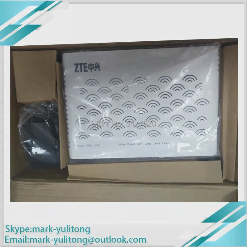 GPON ONT ONU ZTE ZXHN ZXA10 F612 F612W FTTH WIFI модем 2LAN + 1 кастрюля WIFI (art.: 7a5ffae81)-1
