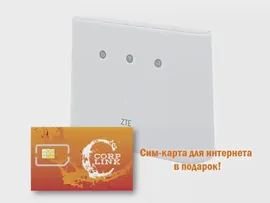 Роутер ZTE WiFi CPE-MF293N стационарный с сим-картой под любого оператора с возможностью подключения 3G4G-антенн (art.: 3920be93395cb)