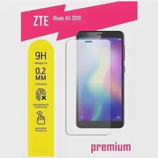 Защитное стекло для ZTE Blade A5 2019, ЗТЕ Блейд А5 2019 на экран, гибридное (гибкое стекло), AKSPro