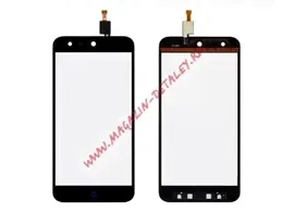 Сенсорное стекло (тачскрин) для ZTE Blade X5 черное