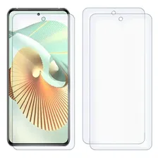 Комплект из 3-x защитных гибридных стекол Krutoff для ZTE Axon 31 Pro 5G