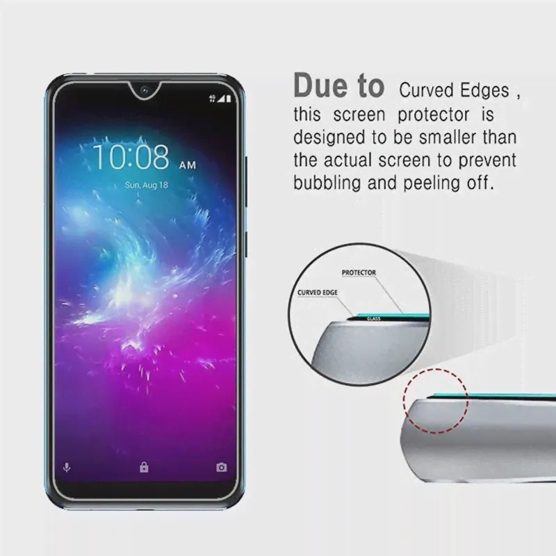 🛍 Для ZTE Blade A5 2020 Стекло 9H Высокая Прозрачная Взрывозащищенная Передняя ЖК-пленка из закаленного стекла для ZTE Blade A5 2020 защита для экрана