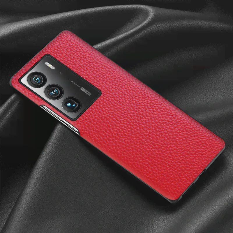 Для ZTE Axon 40 Ultra Чехол Противоударный PU Кожа Бизнес Litchi Stria Pattern Задняя Крышка Для ZTE Axon 40 Ultra (art.: 3920c1bb6520d)-0