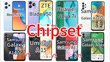 Redmi 12 VS ZTE Blade V50 Design VS HUAWEI Nova 7i VS Samsung Galaxy A23 5G VS Umidigi A15 VS