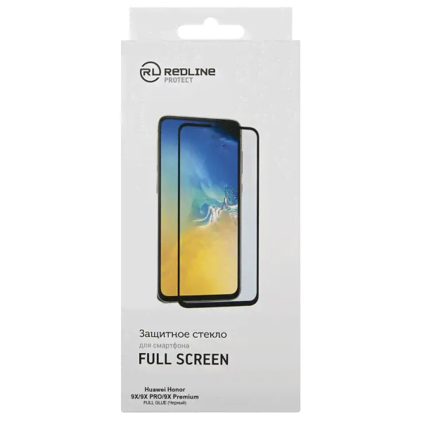 Защитное стекло Red Line ZTE Blade A7 (2020) черный-0