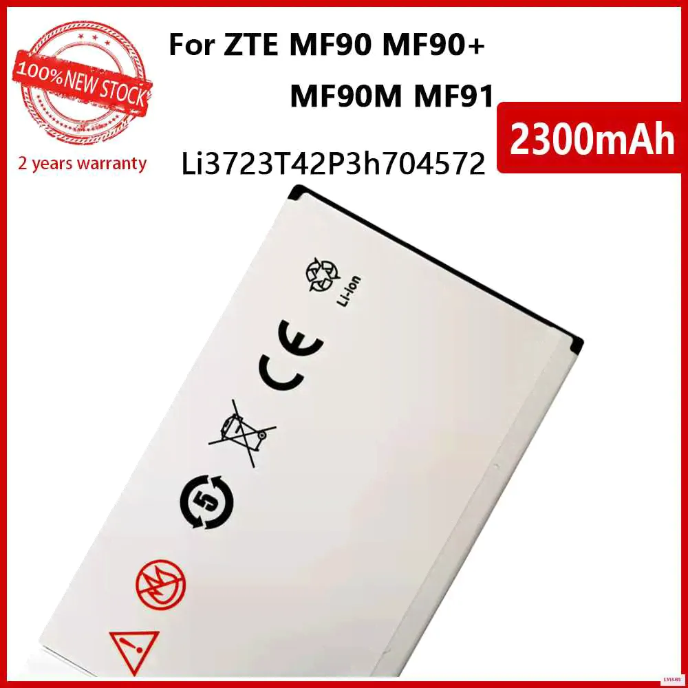 100% Оригинальный 2300mAh Li3723T42P3h704572 для ZTE MTC 833F 831FT 4G WIFI роутер модем MF90 + MF90M MF91-0