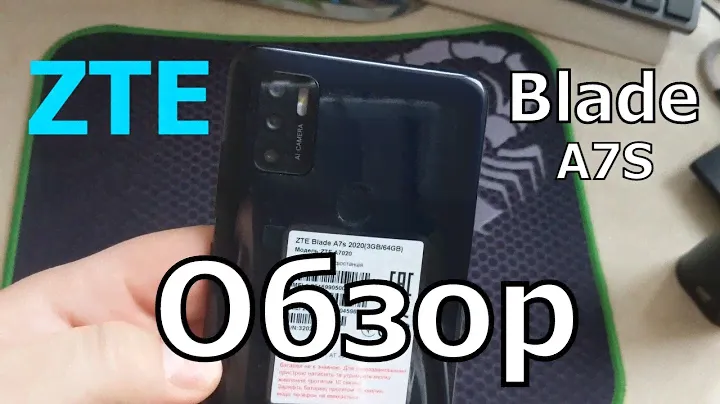 Полный обзор ZTE Blade A7S 2020. Что может смартфон за 108$