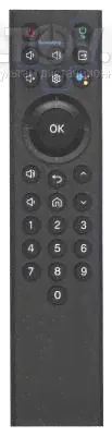для МТС-ТВ, Ростелеком RC-306C-02, ZTE-B866 пульт ( Bluetooth и ИК) для приставки цифрового телевидения МТС