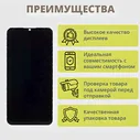 Дисплей для телефона ZTE Blade V10 Vita в сборе с тачскрином Черный